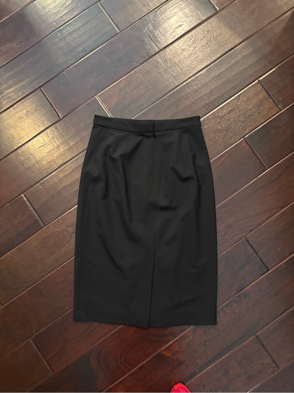 Theory Women’s Hemdall Traceable Wool Classic Black Pencil Skirt Size 2 H0101307 - Picture 5 of 6